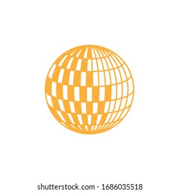 Illustration der Vektorillustration, Globalsymbol, kann für die Themen Netzwerk, Logistik, International, Reise, um die Welt verwendet werden
