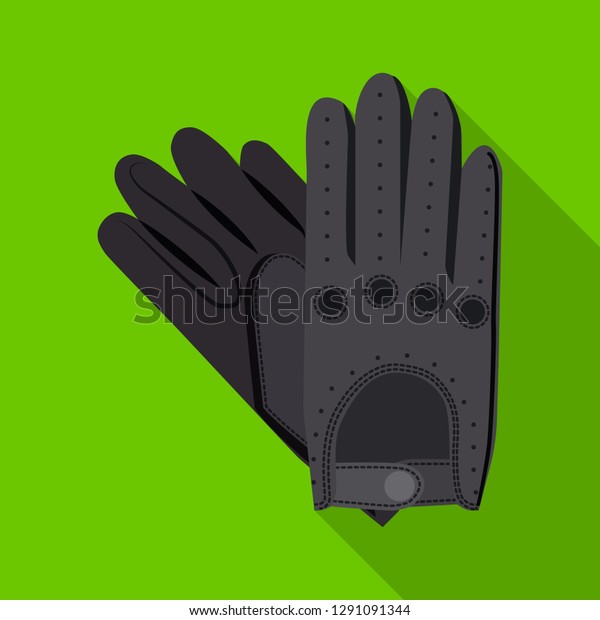 Vector illustration of\
glove and winter sign. Collection of glove and equipment vector\
icon for stock.