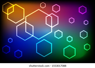 vector illustration glowing abstract background, eps10 format