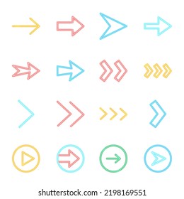 Vector Illustration of Glowing Bright Led Lamp over White Symbols.