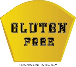 vector illustration of gluten free