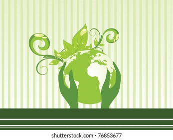 vector illustration for go green