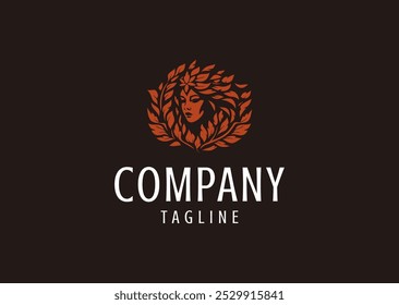 Vector illustration of Goddess Logo Design