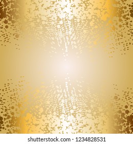 Vector illustration of Gold abstract background. Golden rays and sequinse
