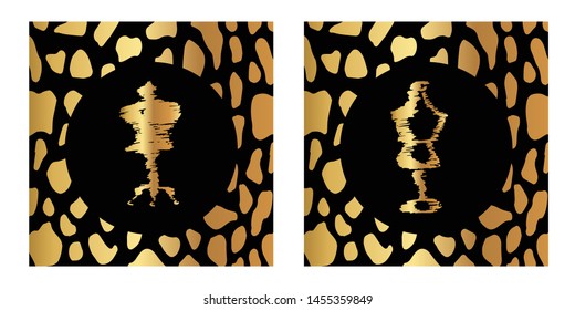 Vector Illustration of Gold Card, Poster and Wallpaper of Fashion Mannequin Icon or Drawing. Graphic Design For Background, Template, Decoration and More.