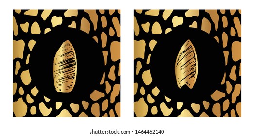 Vector Illustration of Gold Card, Poster and Wallpaper of Surfboard Icon or Drawing. Graphic Design For Background, Template, Decoration and More.