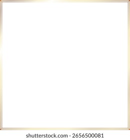 Ilustración vectorial de Anuncio de marco de color dorado

