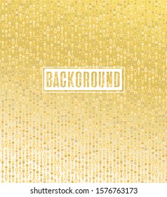 Vector illustration gold light texture abstract background, holiday event festive concept