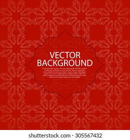 Vector illustration of a gold line background invitation.