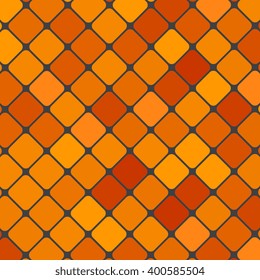 Vector illustration of gold mosaic