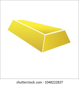 vector illustration golden bar