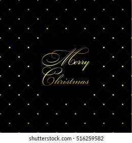 Vector illustration of a Golden Christmas Vector pattern