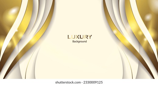 vector illustration golden color glittering luxury background design template. creative and modern backdrop design.