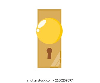 Ilustración vectorial de un pomo de oro.