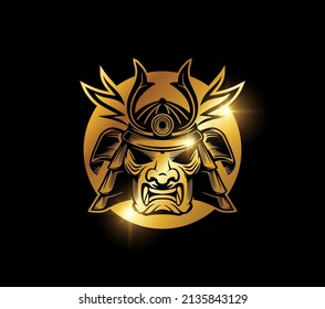 A vector illustration of Golden Shogun Vector Sign