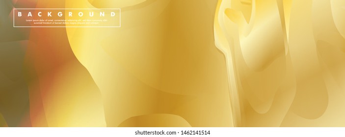 Vector illustration of golden yellow background Wave pattern and gradation. eps 10