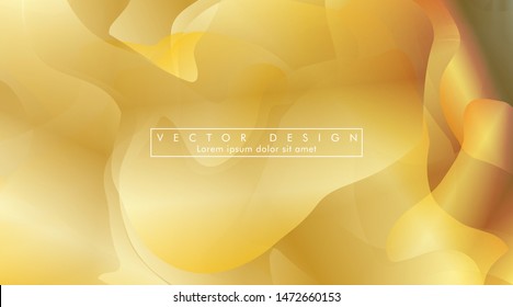 Vector illustration of golden yellow background Wave pattern and gradation. eps 10