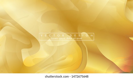 Vector illustration of golden yellow background Wave pattern and gradation. eps 10