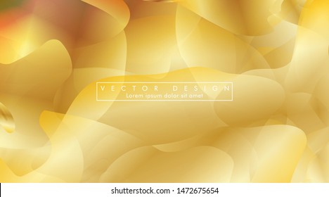Vector illustration of golden yellow background Wave pattern and gradation. eps 10
