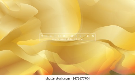 Vector illustration of golden yellow background Wave pattern and gradation. eps 10