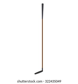 Vector illustration of golf club. Golf course. 