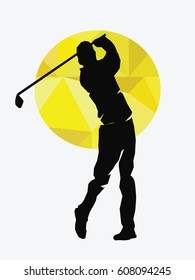 Vector - Illustration of golf icons