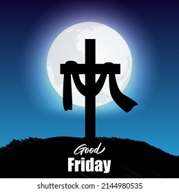 ilustración vectorial de buen viernes