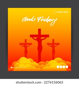 Vector illustration of Good Friday banner