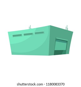 Vector illustration of goods and cargo sign. Collection of goods and warehouse vector icon for stock.