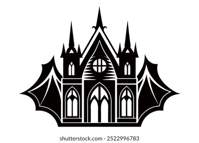 a vector illustration of gothic style designs