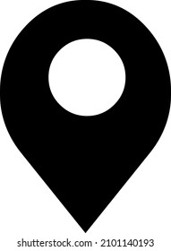 ilustración vectorial de icono o símbolo gps (sistema de posicionamiento global)