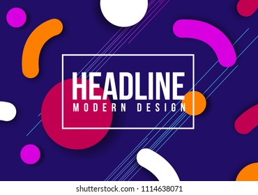vector illustration. gradient background. color transition Modern Art graphics for hipsters . dynamic frame stylish geometric. element for design business cards