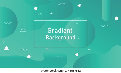 Vector illustration Gradient Background Fluid Shapes