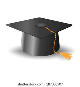 vector illustration graduate cap