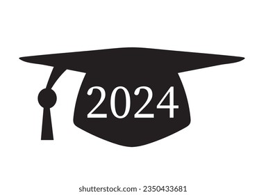 ilustración vectorial de un sombrero de graduación