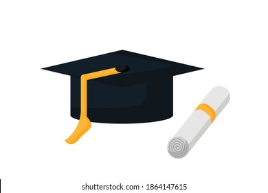 Vector Illustration of Graduation Hat for Student