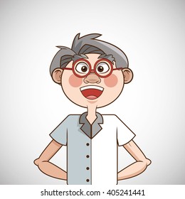 Vector illustration of Grandparents, graphic design