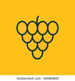 Vector illustration of grape icon