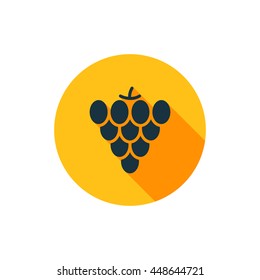 Vector illustration of grape icon