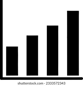 vector illustration of graph icon