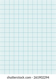 Vector illustration of graph paper background