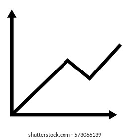 Vector Illustration of Graph Sheet Icon
