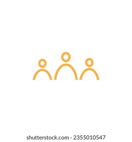 vector illustration graphic about people's logos, can be used for company logos operating in the service sector