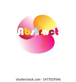 Vector illustration of a graphic abstract element on a white background