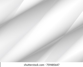 vector Illustration graphic art background,abstract white and grey geometry texture,clean soft grey gradient bright convex matt origami curly surface metal 3d elegance of tile simple new plastic,paper