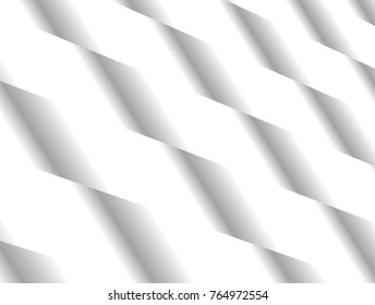 vector Illustration graphic art background,abstract white and grey geometry texture,clean soft grey gradient bright spiral convex serrated shiny winding surface metal 3d new stainless line background