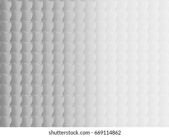 vector Illustration and graphic background, abstract white and gray color geometric texture, clean soft gray and left straight dark gray color gradient serrated surface of tile 
