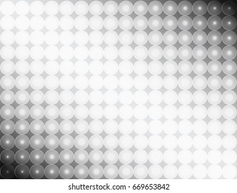 vector Illustration and graphic background, abstract white and gray color geometric texture, soft gray with bright white color gradient virtual circle shiny glass surface and angle black gradient angle