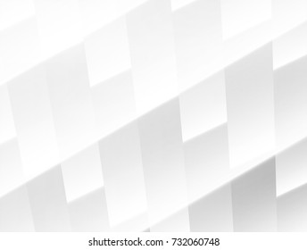 vector Illustration and graphic background. Abstract white and gray geometric texture,clean soft gray gradient tracery oblique line layer and quirk level bright glow, origami paper simplicity surface