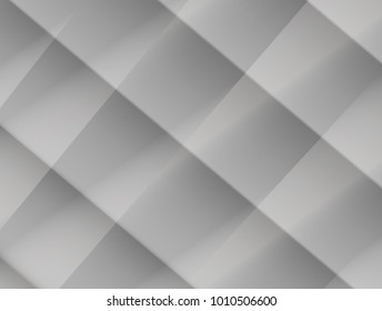 vector Illustration graphic background,abstract white gray geometry texture,grey gradient elegance cross square grid tracery mattress surface space 3d origami paper,softness simple fabric minimal matt